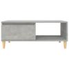 Vidaxl Couchtisch, Beton Grau, 90x50x36,5 cm