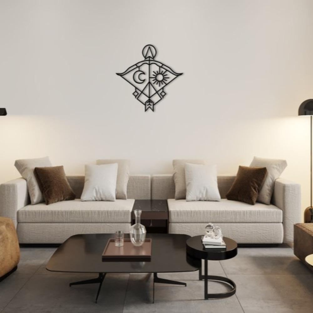 Sagittarius Metal Wall Art Zodiac Sign Home Decor