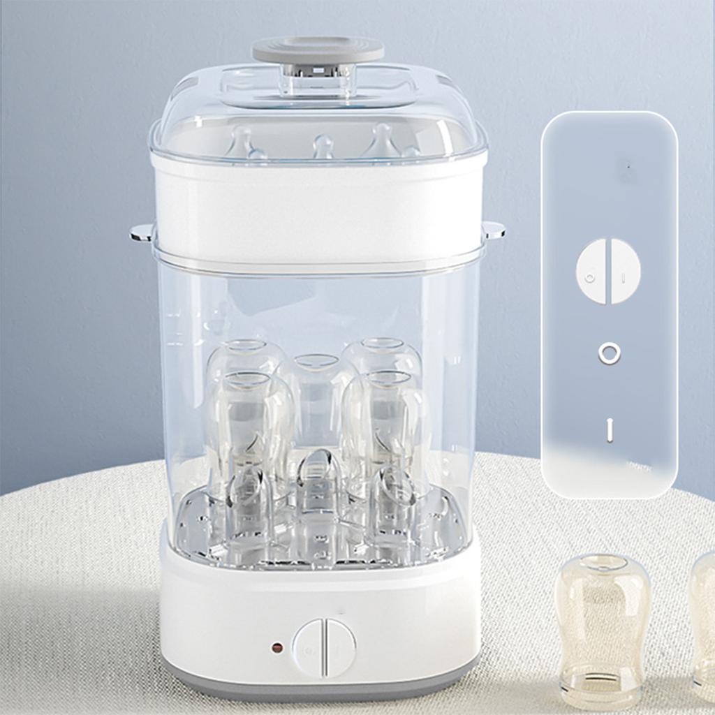 Sterylizator do butelek z suszeniem 2 w 1 parowy sterylizator dla niemowląt wszystko w jednym o dużej pojemności