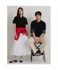 Binpolmen [Essential] Pique Collar Neck Short Sleeve T-Shirt Black