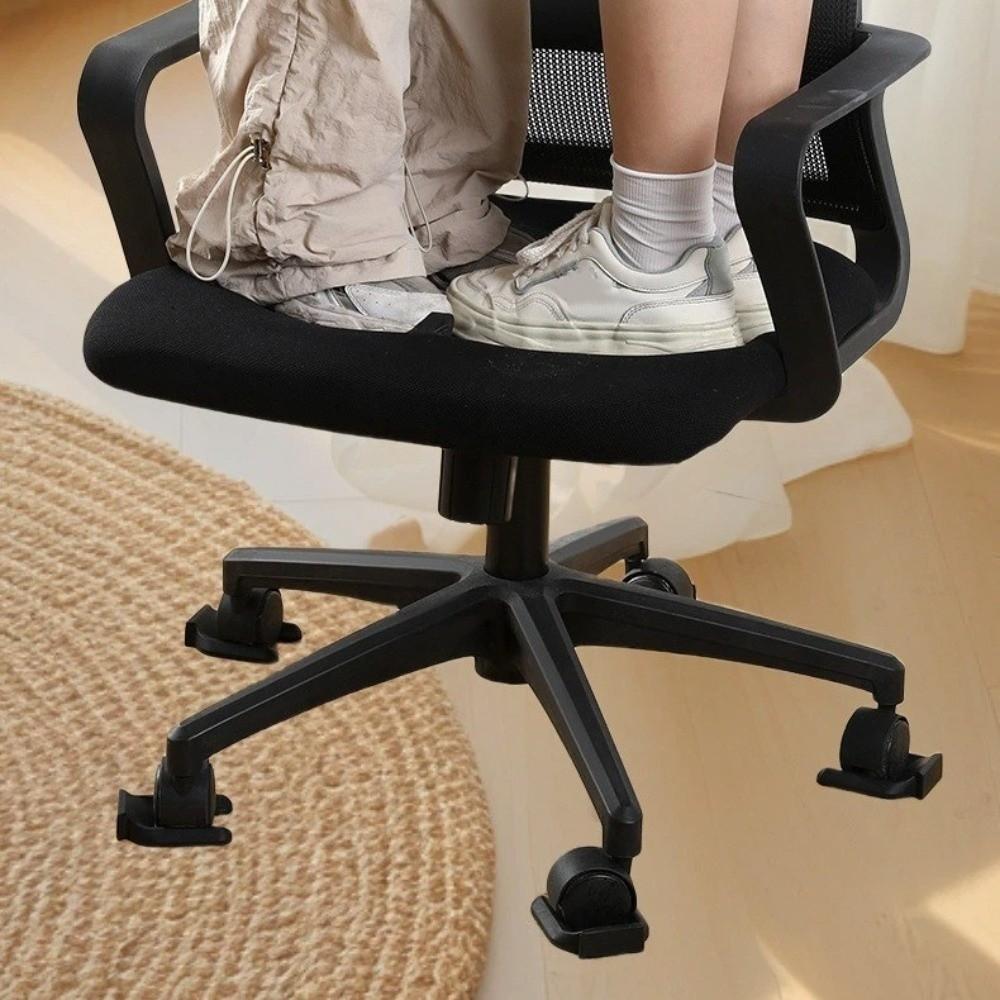 Durable Rubber Office Chair Wheel Stopper Wear-resistant Anti Vibration Chair Wheel Fixed Pad Prevents Scratches Pad Chair