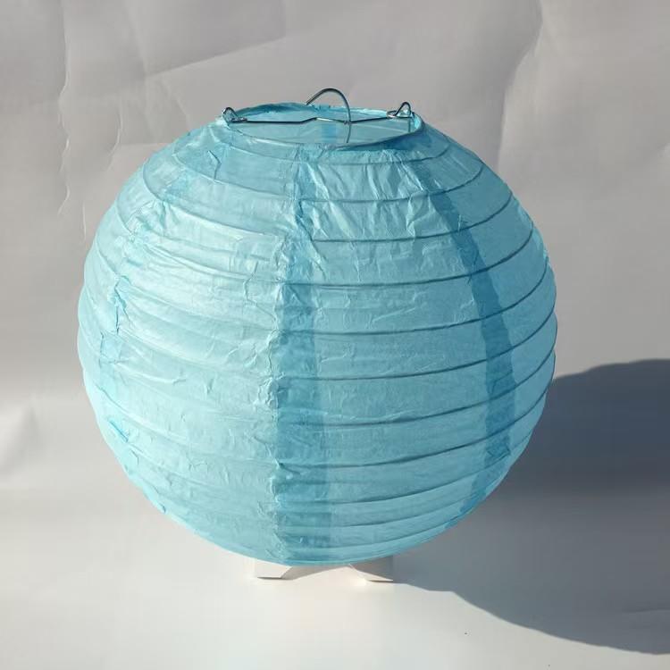 Multicolor Foldable Round Paper Lantern Balls Hanging Lampshade Decor for Wedding Baby Shower Christmas Holiday Party Supplies