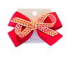 Korean Style Bow Hair Clip for Kids – Big Fabric Knot Hairpin & Leaf Ribbon Accessory