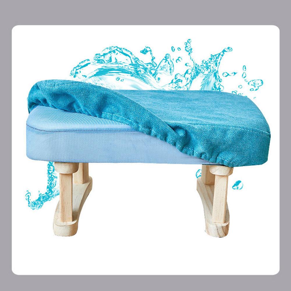 Lychee Life Haushalt Faltbarer Massivholz Niedriger Hocker Wohnzimmer Sofa Hocker Bank Fußhocker Balkon Tatami Hocker Tür Schuhhocker