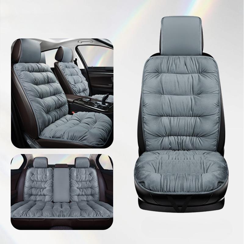 Winter Thicken Car Seat Cover Universal Soft Plush Seats Cover Luxury Seat Protector Cushion Auto Seat Accessories