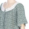 BARBARA Women S Green Leaf Rayon Homewear dreSS Agw4621l