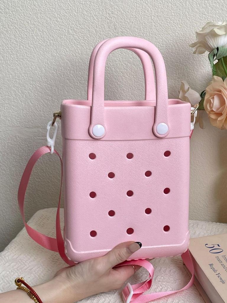 Women's 2024 EVA Portable Commuter Handbag - Small Square Storage Hole Bag