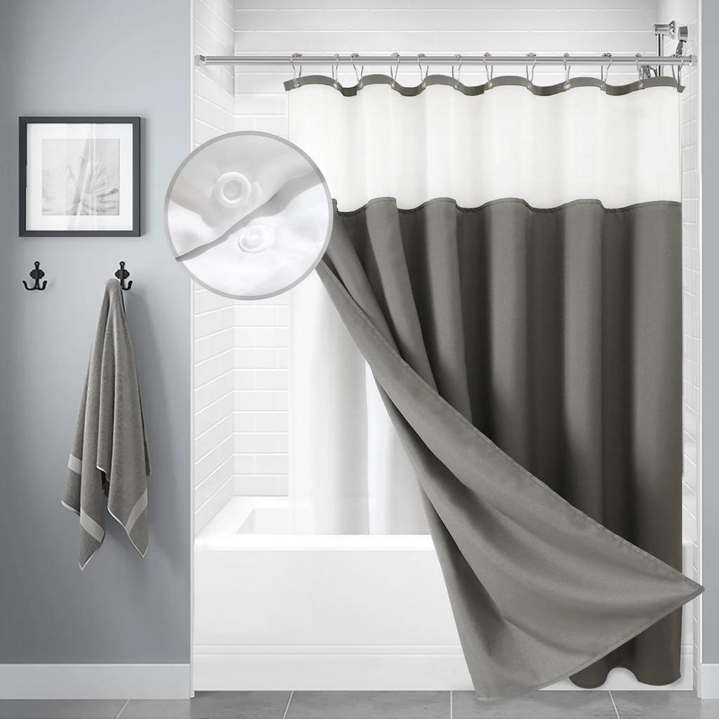 Double layer Waterproof Shower Curtain Bathroom Curtains For Home Bathroom Curtains