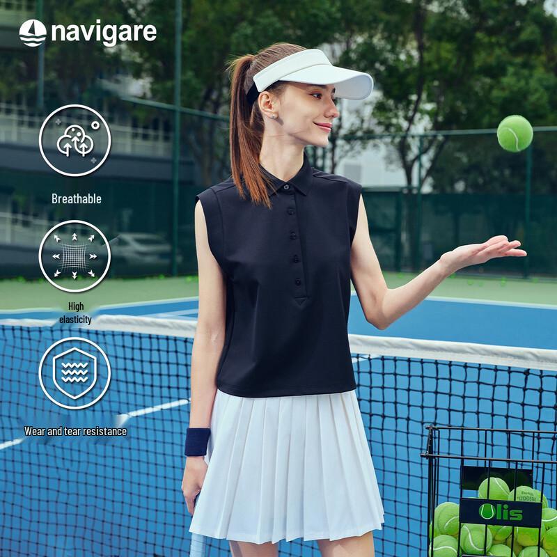 Navigare Women s Sleeveless Polo Sport Vest M