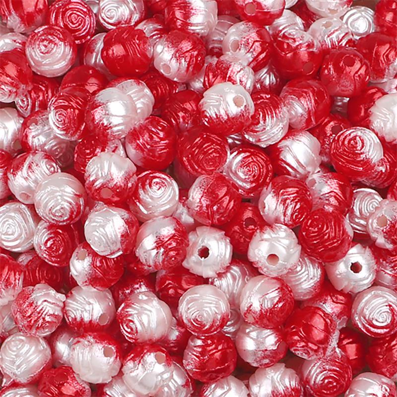 

500 г АБС Жемчужно-розовые бусины в виде цветков шарм для серег ожерелья браслета DIY аксессуары для изготовления ювелирных изделий