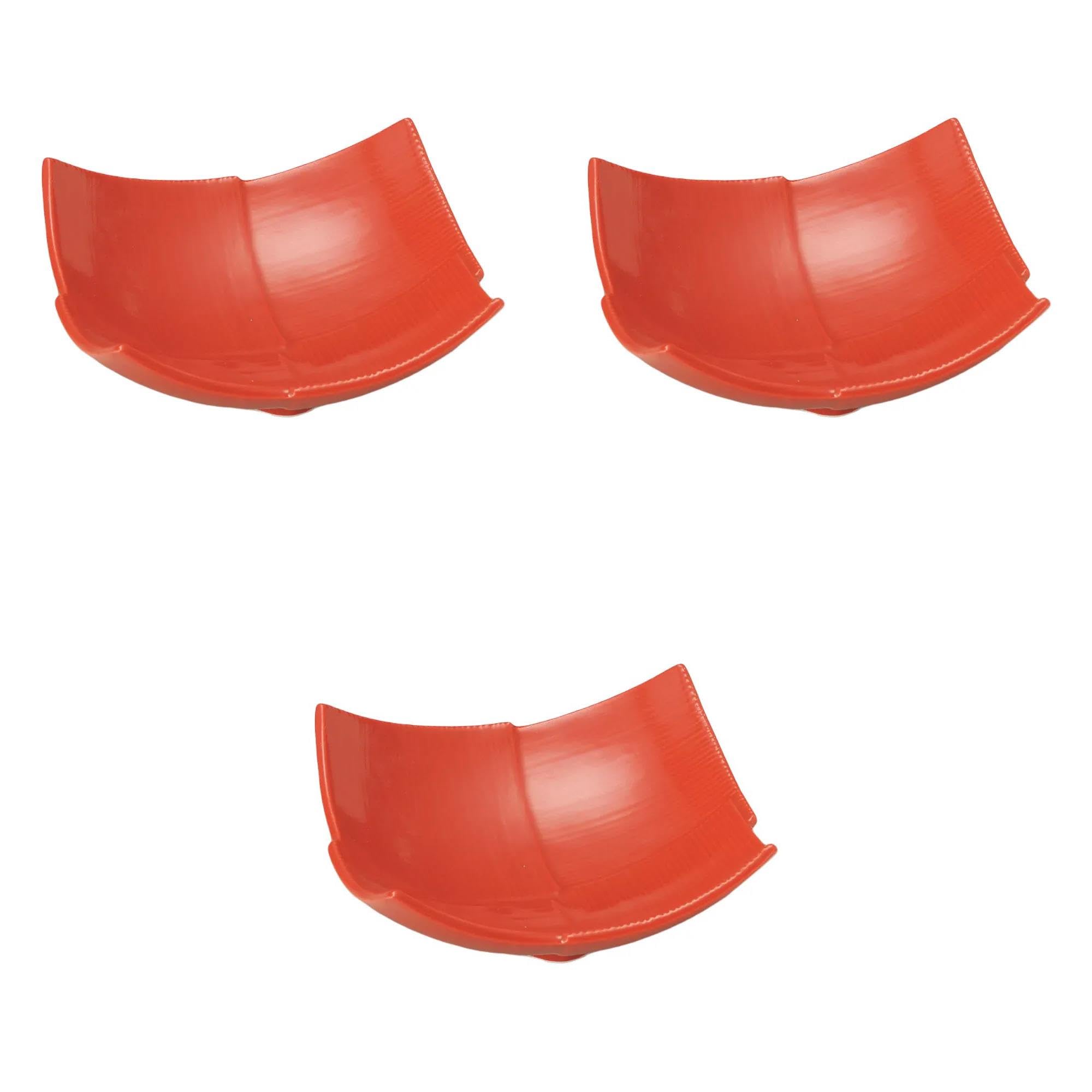 

Set of 3 Selenium Red Small Bowls x Small Bowls Setomonohonpo 3.5-inch [11.2 5.7 cm]