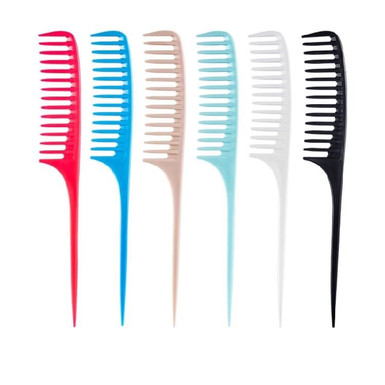 Portable Comb For Travel And Professional Styling Wide Teeth Pointed End For Parting Updos And Highlighting Tasks