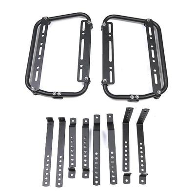 Uniwersalny wspornik bocznego kufra motocyklowego z szybkim zwalnianiem ze stopu aluminium