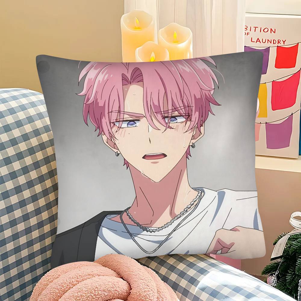 Pc TTamon Kun Anime Pillow Case Fashion Square Pillowcase Bedroom Sofa Room Ins Decoration Leisure