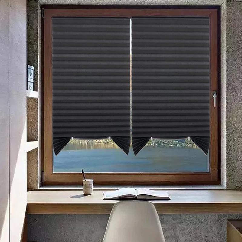 Tende Plissettate Oscuranti Temporanee in Carta Senza Corda Filtro Luce Oscuramento Stanza Casa Tenda Cellulare Giorno Notte per Lucernario