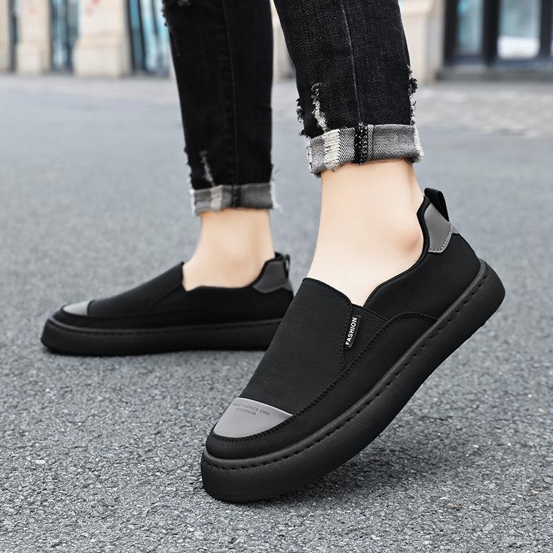 Doudou Shoes Men's Breathable Summer One-pedal Lazy Shoes Casual Shoes Light and Versatile Fashion Color Matching Driving Loafers