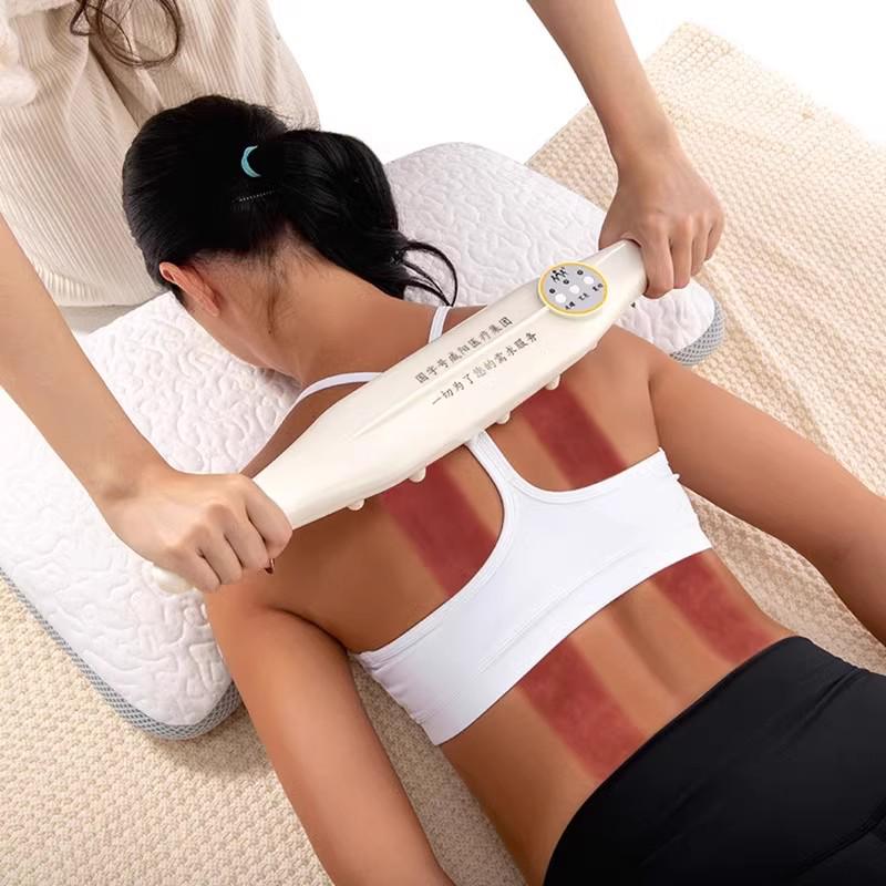 

Universal Electric Meridian Brush & Gua Sha Massager for Body, Neck, Shoulder, and Abdomen