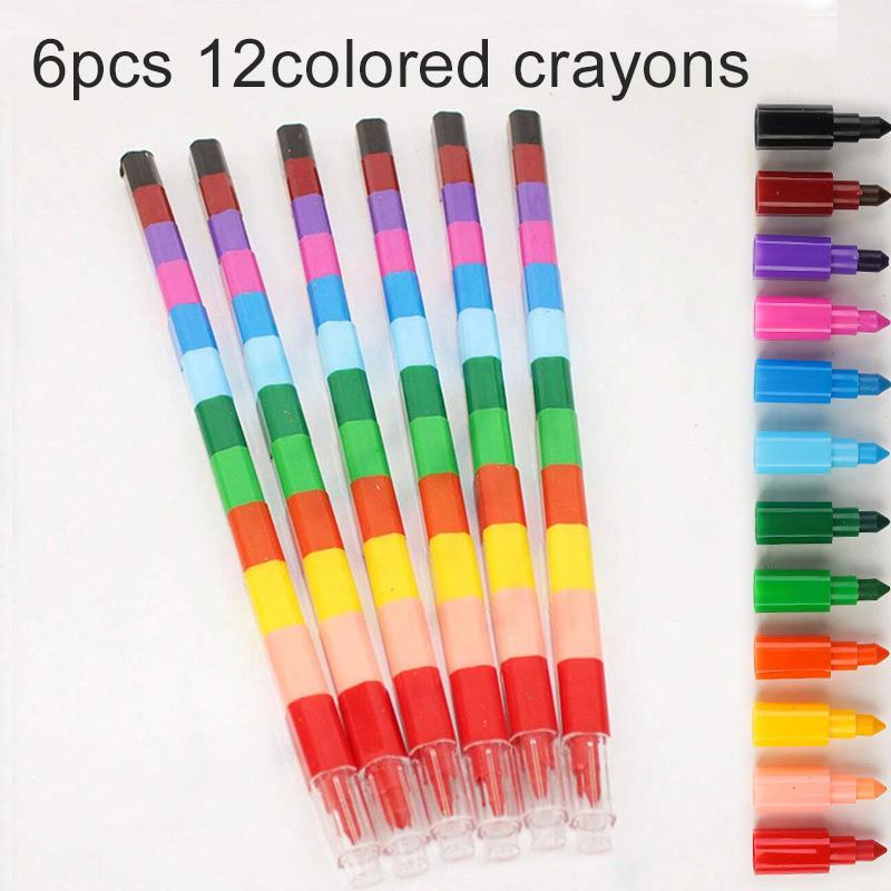 DIY Colored Graffiti Bags Crayons Painting Handbag Non-woven Children Drawing Toys Color Cognition Painting Material TMZ