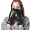 Europäische & Amerikanische Damen Lammfell Shearling Fäustlinge: Warme, winddichte Winter-Fleecehandschuhe