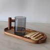 Wood Serving Tray Cheese Board Wooden Tray For Party BBQ Kitchen Living Room Coffee Table Dinner Lunch Home Entryway