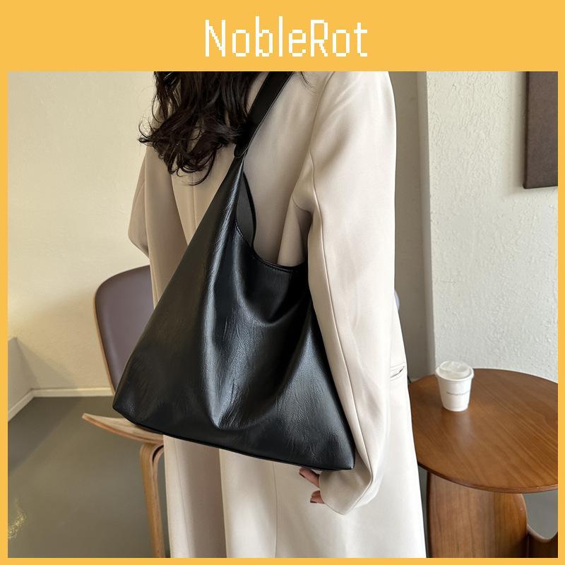 Stylish Pu Tote Bag For Women In Black And Brown Perfect For Casual Commuting