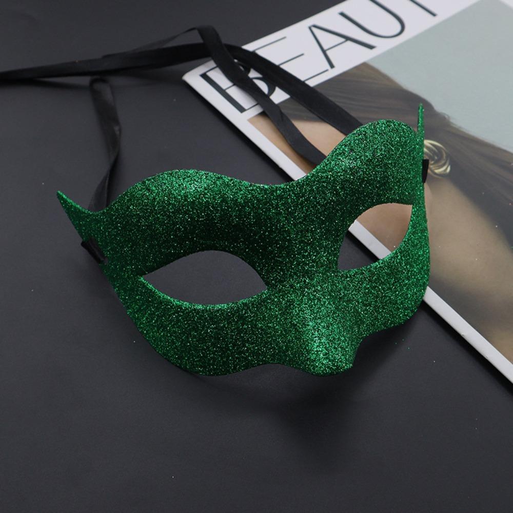 Cosplay Props Half Face Masquerade Mask Party Supplies Halloween Masks Glitter Mask  Photo Prop