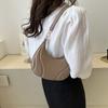 Casual Crescent Bag Tote Underarm Bag Fashionable Pu Leather Handbag  Travel