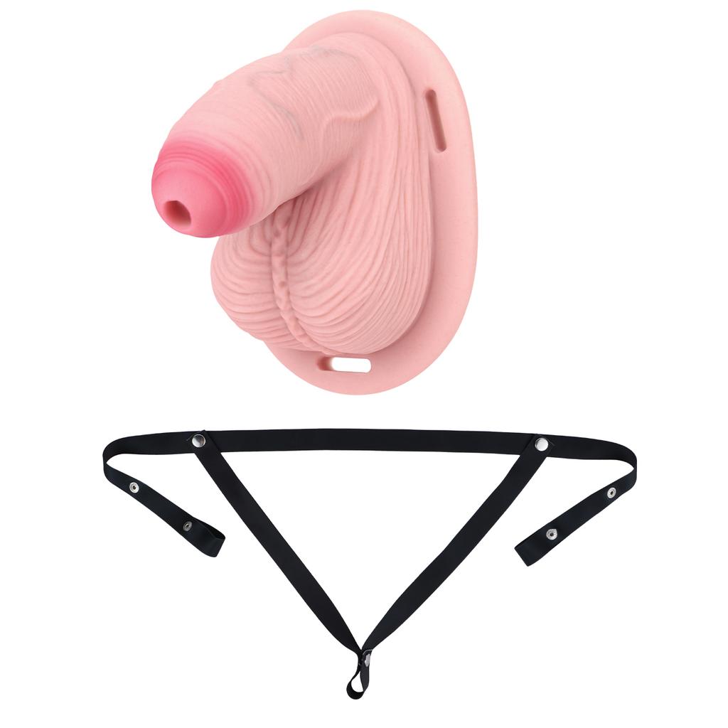 Men’s BDSM Chastity Cage Silicone Penis Cage with Belt Urethral Catheter Sex Toy Femdom