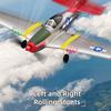 Remote Control Airplane, 2.4G EPP Foam Plane With 6 Axis Gyro, LED Lights, One Key Roll, 3D Inverted Flight, Easy to