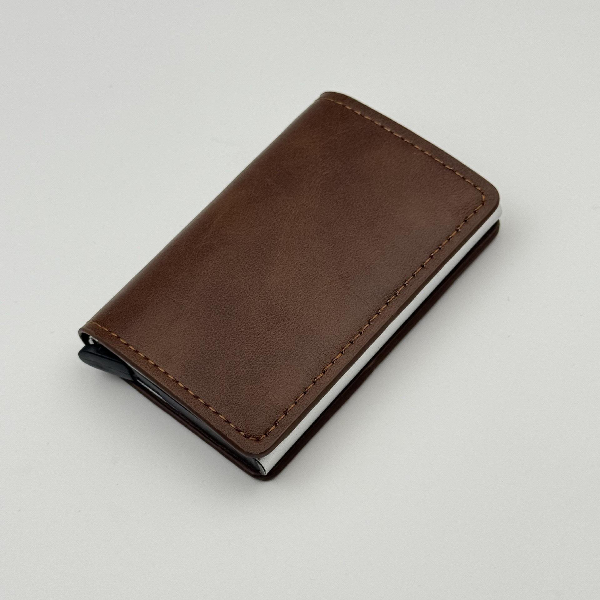 

Men s Carbon Fiber Anti-Theft Vertical Wallet with Card and US Dollar Holder