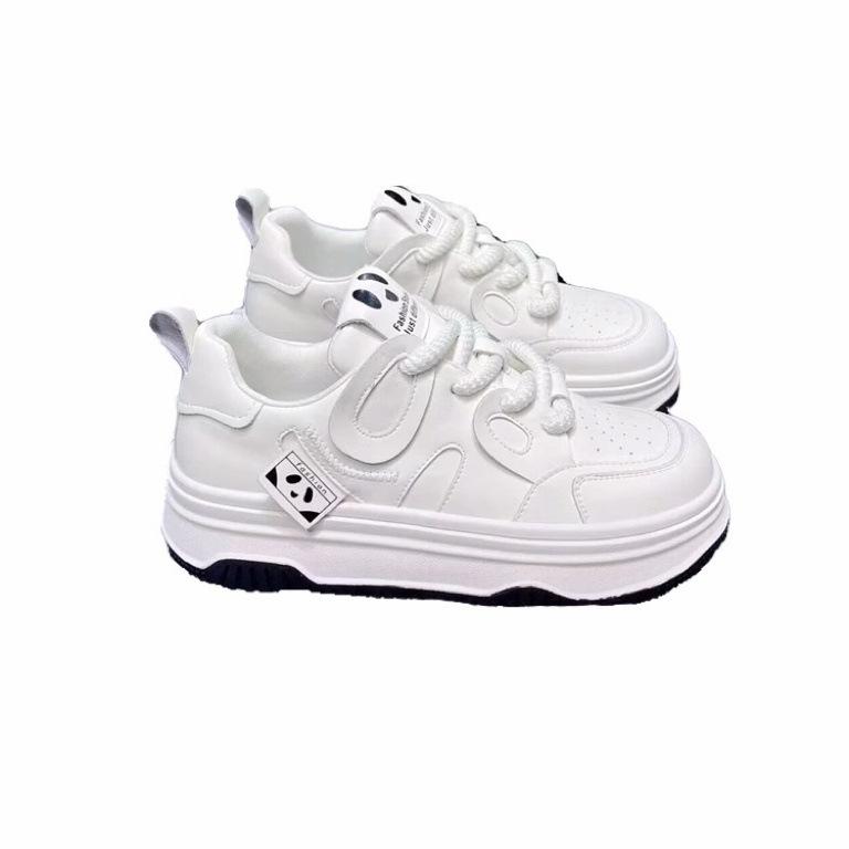 

Черно-белая панда ретро-платформа сандалии обувь для женщин ранняя весна новый кампус универсальная обувь дети 35 белый