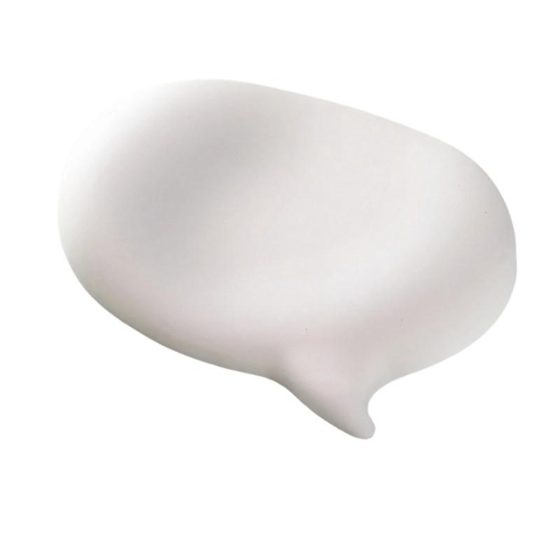 Cute Chat Bubble Silicone Wrist Rest Pad For Office Computer Desk Anti Slip And Waterproof Design