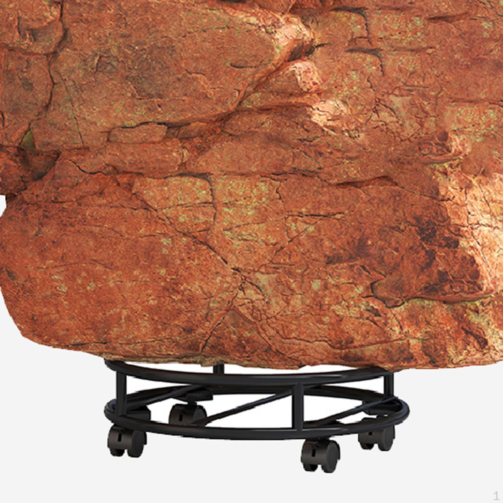 

Подставка для цветочного горшка с запираемыми колесиками для гостиной чёрный