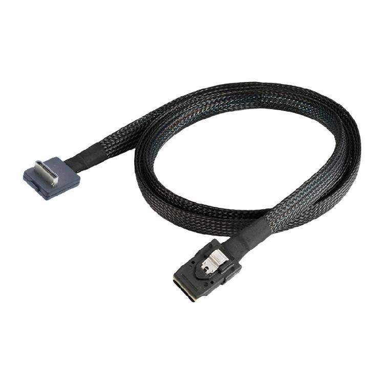 Flexible Braided Adapter Cable SFF 8611 4i To SFF 8087 With 0.5A Current Capacity For Servers