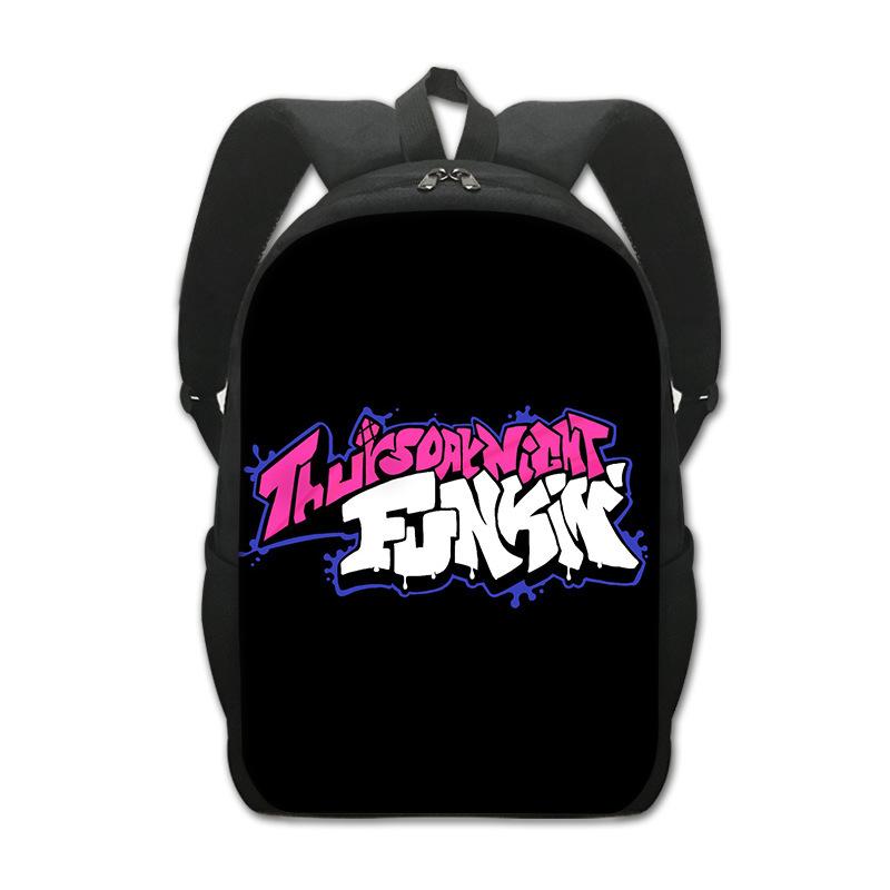 Friday Night Funkin Large Capacity Student School Bag Printed Backpack Creative Backpack