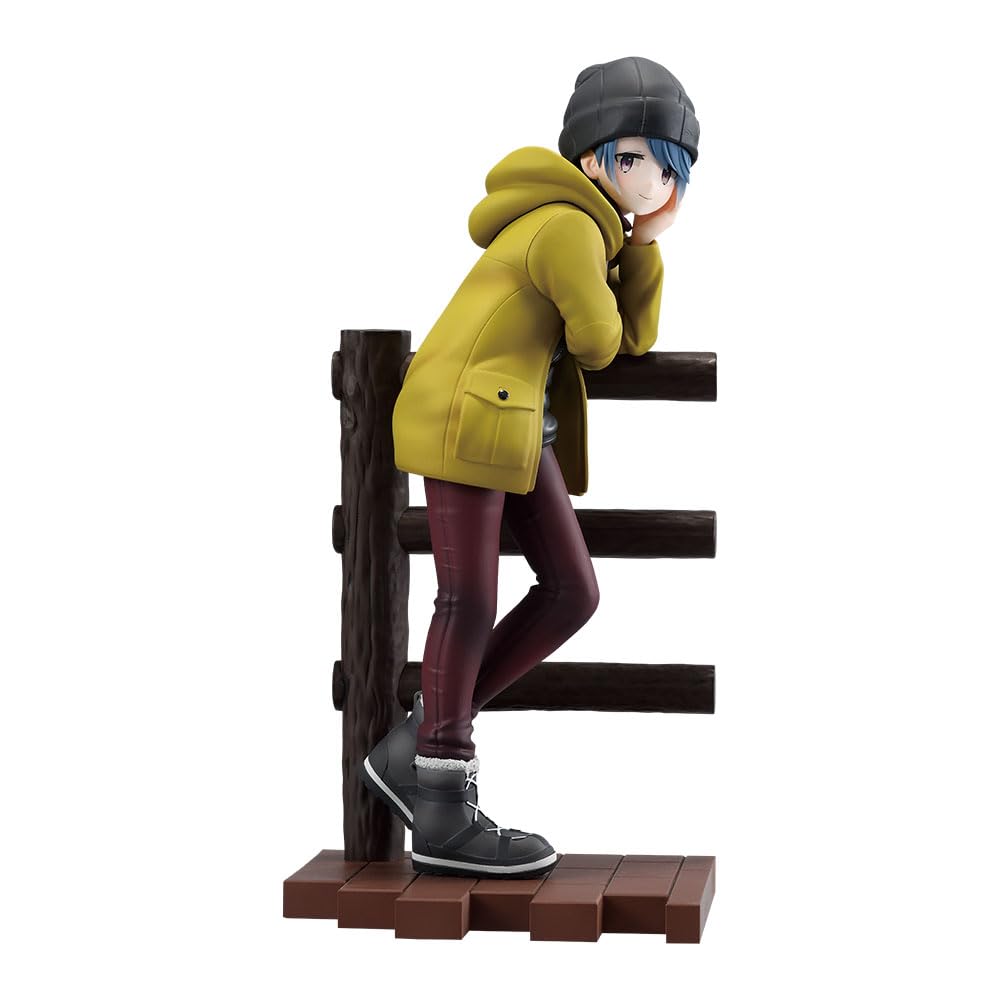 Ichiban Kuji Yuru B Prize Shima Rin Figure Camp vol.2 белый