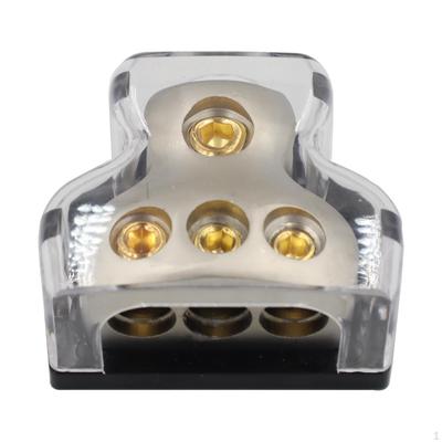 3-Wege Stromverteilerblock, 1x Eingang 3x Ausgang für Auto-Audio-Verstärker Anschlusszubehör