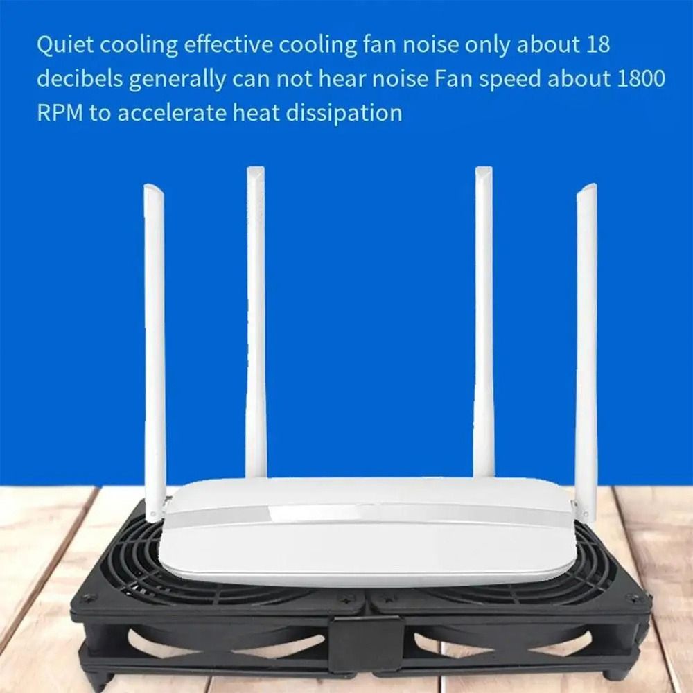 1Pcs 3 Speed Adjustable Router Cooling Fan Modem Heat Dissipation Base  WiFi Modem TV Box