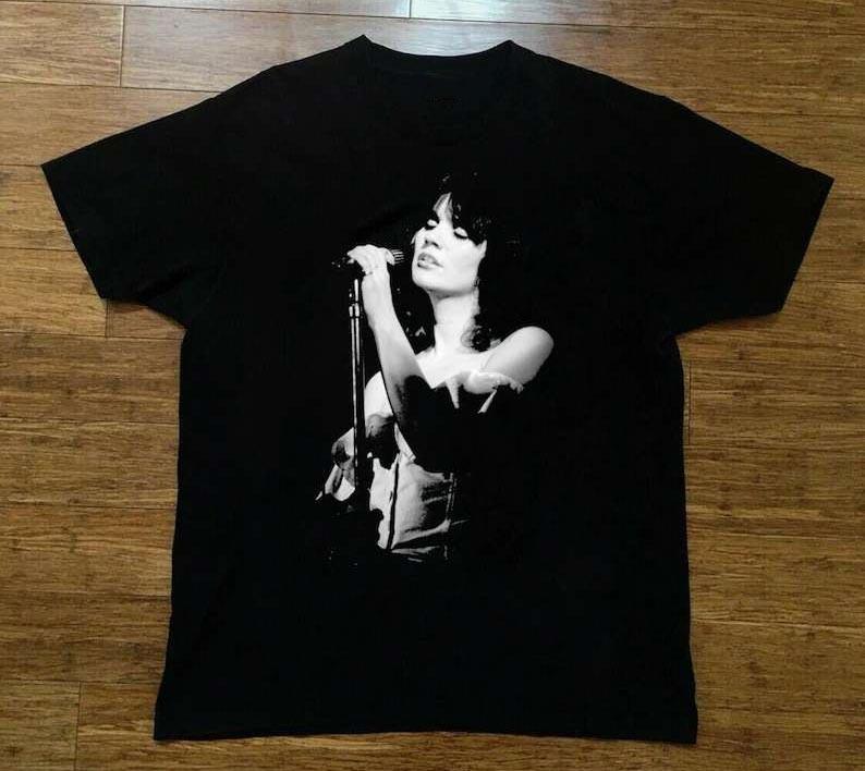 Vtg Linda Ronstadt Live In Tour Heavy Cotton Black S-5XL T Shirt TT242 Unisex T-Shirt XL