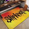 Slipknot Masked Band Members Group Area Rug Non Slip Mat, Rock Portrait Carpet for Heavy Metal Fan Home Decor
