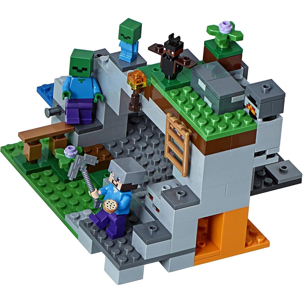LEGO Minecraft Zombie Cave Set 21141 with Figures and Accessories Building Toy