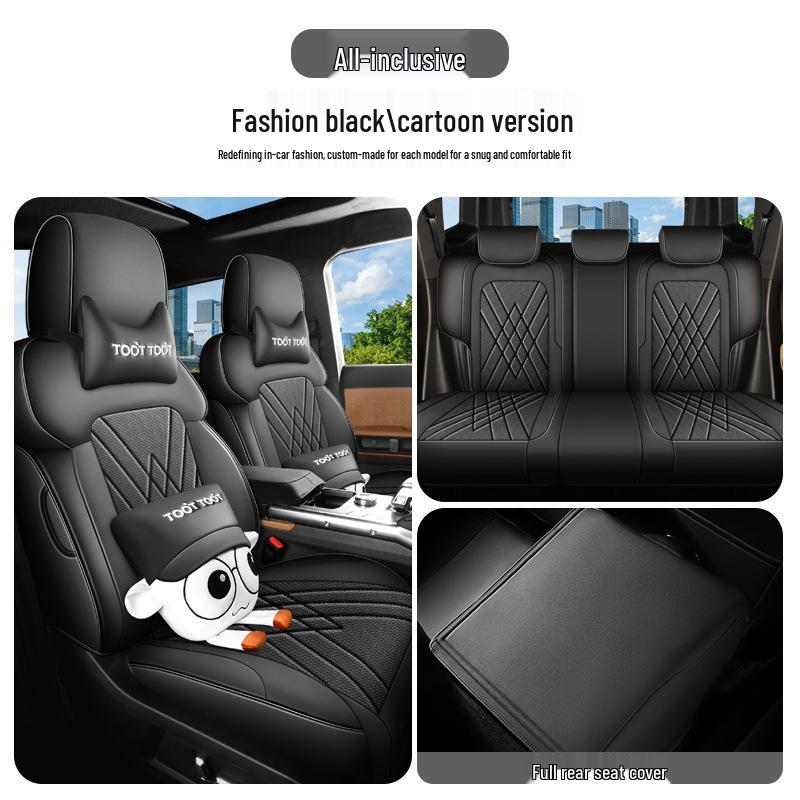 Jetour Shanhai T2 Full Leather Car Seat Cushion - Universal, All-Season Model