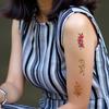 9pcs Temporary Tattoo Temporary Tattoo Stickers Hydrangea And Roses Tulips Roses And Butterflies For Male Thighs Arms