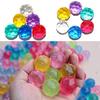 3Pcs 32 Diamond Irregular Bouncy Balls Assorted Colors Spider Man High Bounc