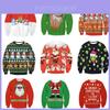 Classic Mens Christmas 3d Printed Hoodie With Polyester Fabric For Holiday Celebrations
