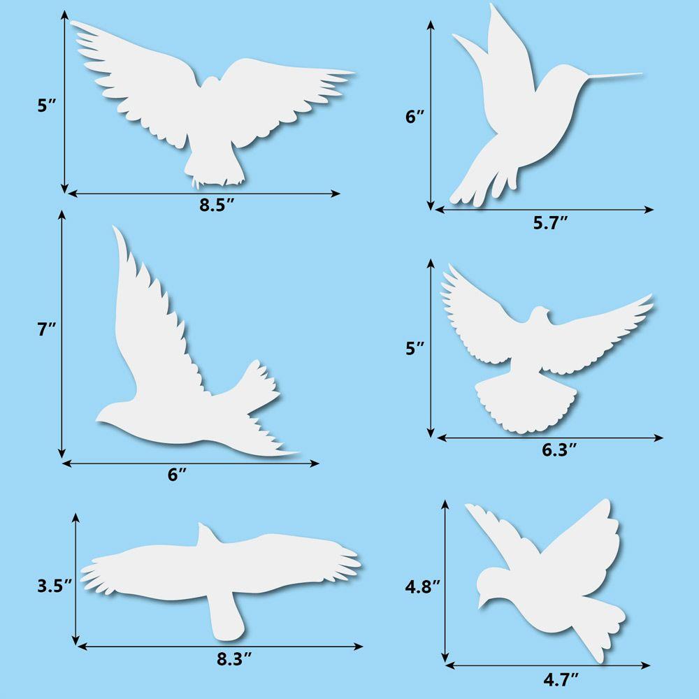 24pcs/set Gift Anti-Collision Decal Leaves Pattern Static Stickers Window Stickers Glass Decals Window Clings