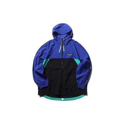 Veste zippée à capuche bicolore Homme vestes Bleu A22UJZ38