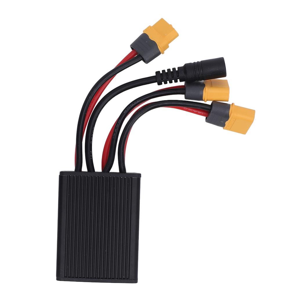 Electric Double Battery Discharge Converter 20V to 72V 30A Dual Battery Pack Switch Balancer with Charging Port for