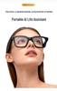 AI-Powered Smart Translation Glasses with 1200W Camera, Dual Microphone, Noise Reduction, and Live Streaming Capability.