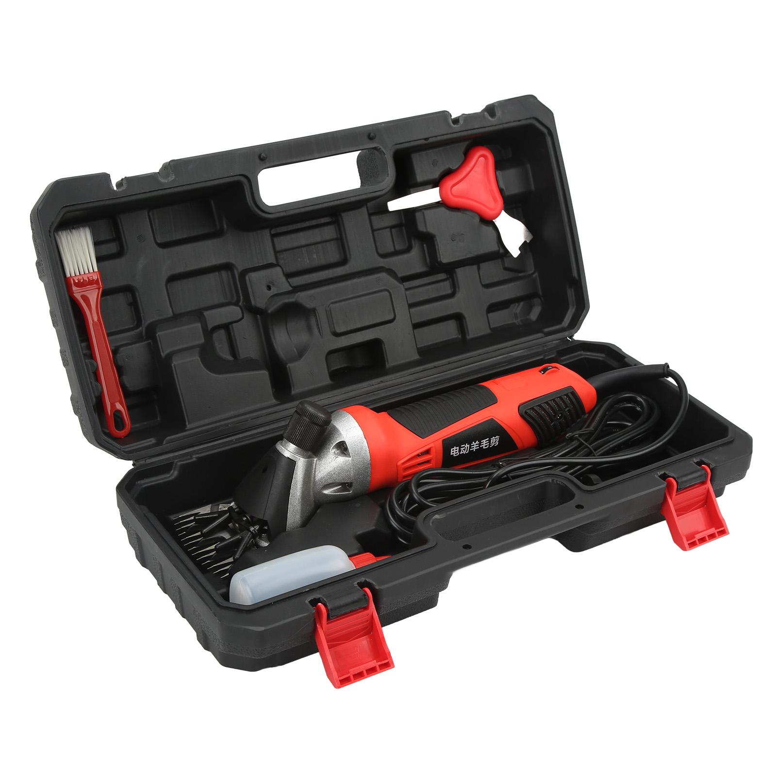 Электрические ножницы для стрижки овец Машинка для стрижки шерсти Груминг-резак 1000 Вт 6 скоростей Электрические машинки для стрижки овец для коз и лам US